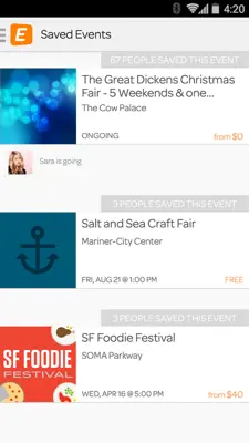 Eventbrite android App screenshot 5