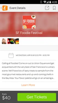 Eventbrite android App screenshot 6