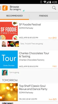 Eventbrite android App screenshot 7